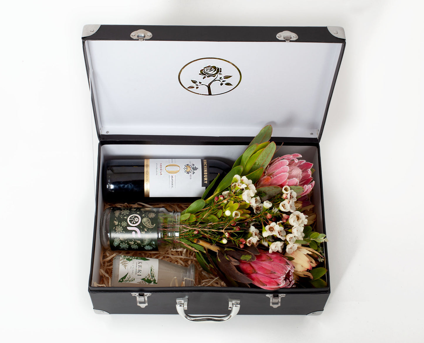 Elegance in Black- Flowers gift Set - Office Flower