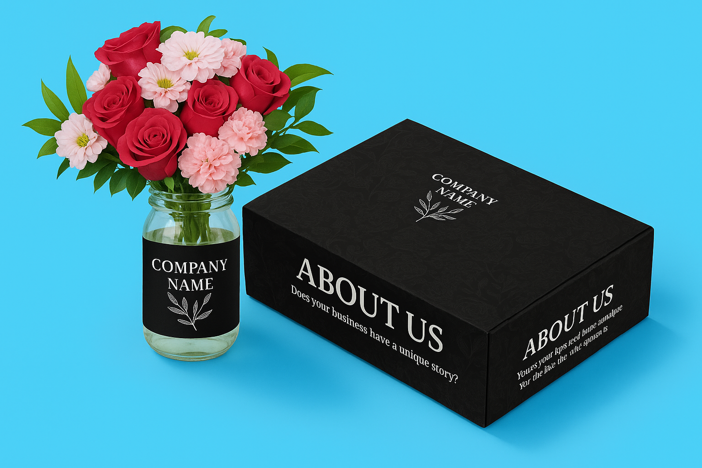 personalised flowers for corporate gifts