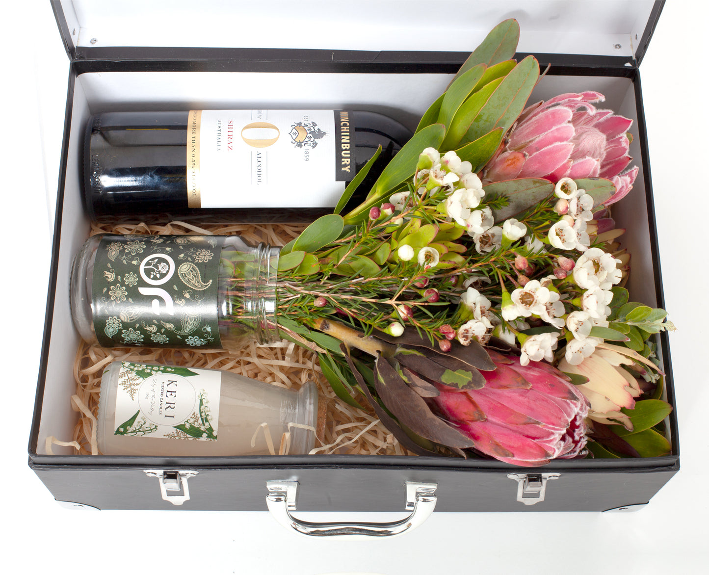 Elegance in Black- Flowers gift Set - Office Flower