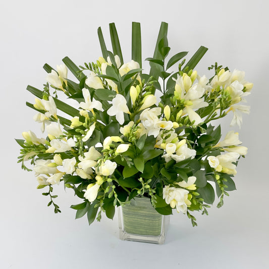 Freesia Vase Arrangement - Office Flower