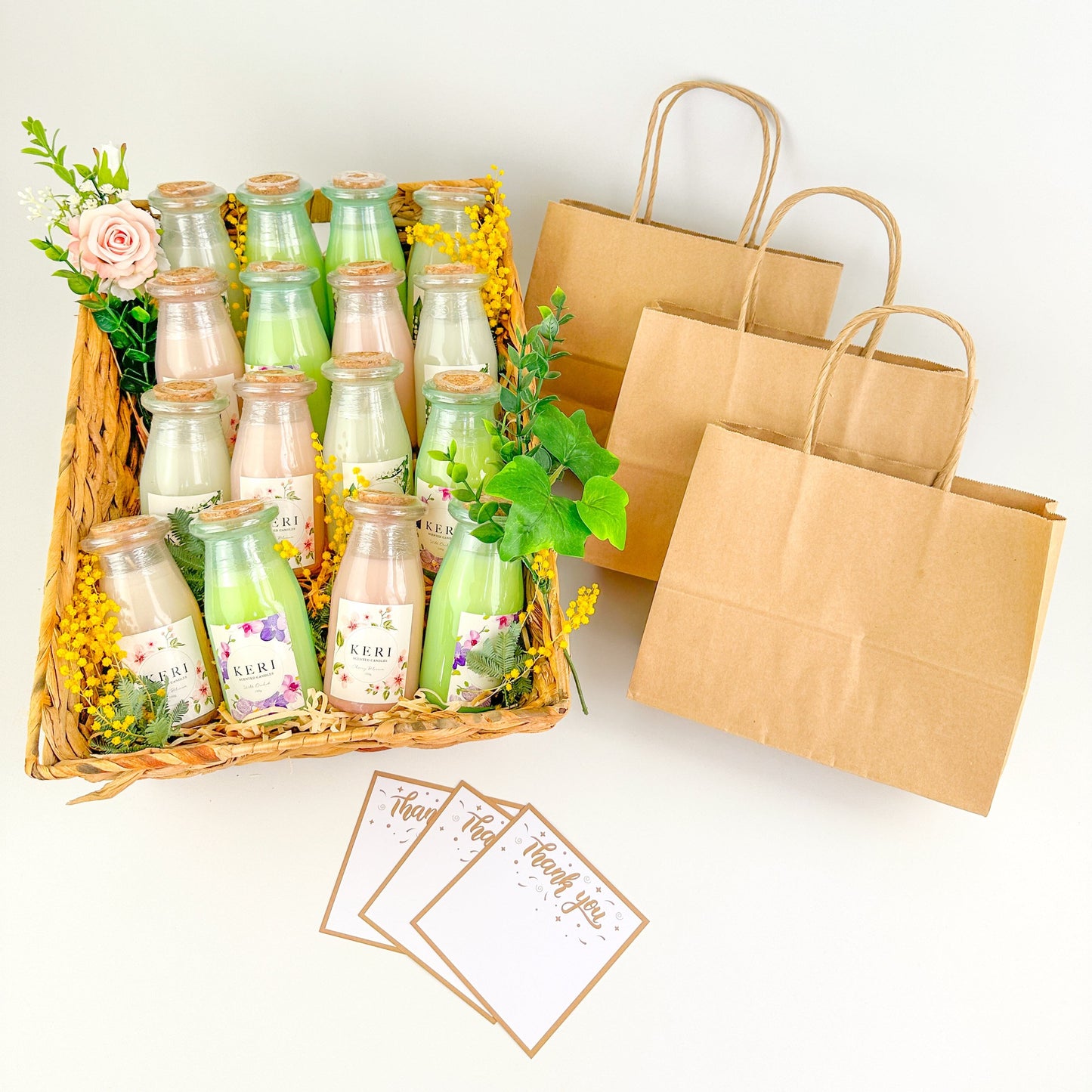 Guest Candles - Event Gift - Office Flower