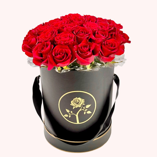 Red Roses Black Box -Rose Delivery Sydney