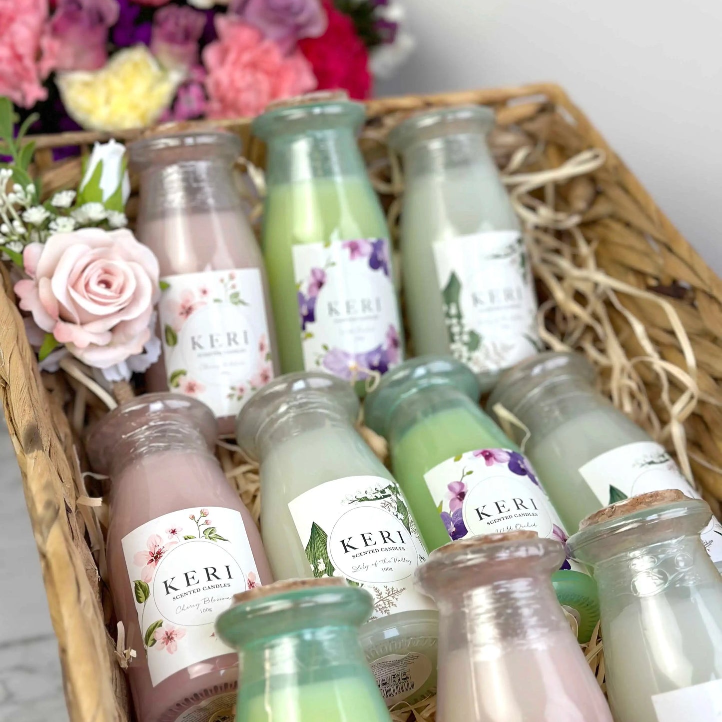 Guest Candles - Event Gift - Office Flower