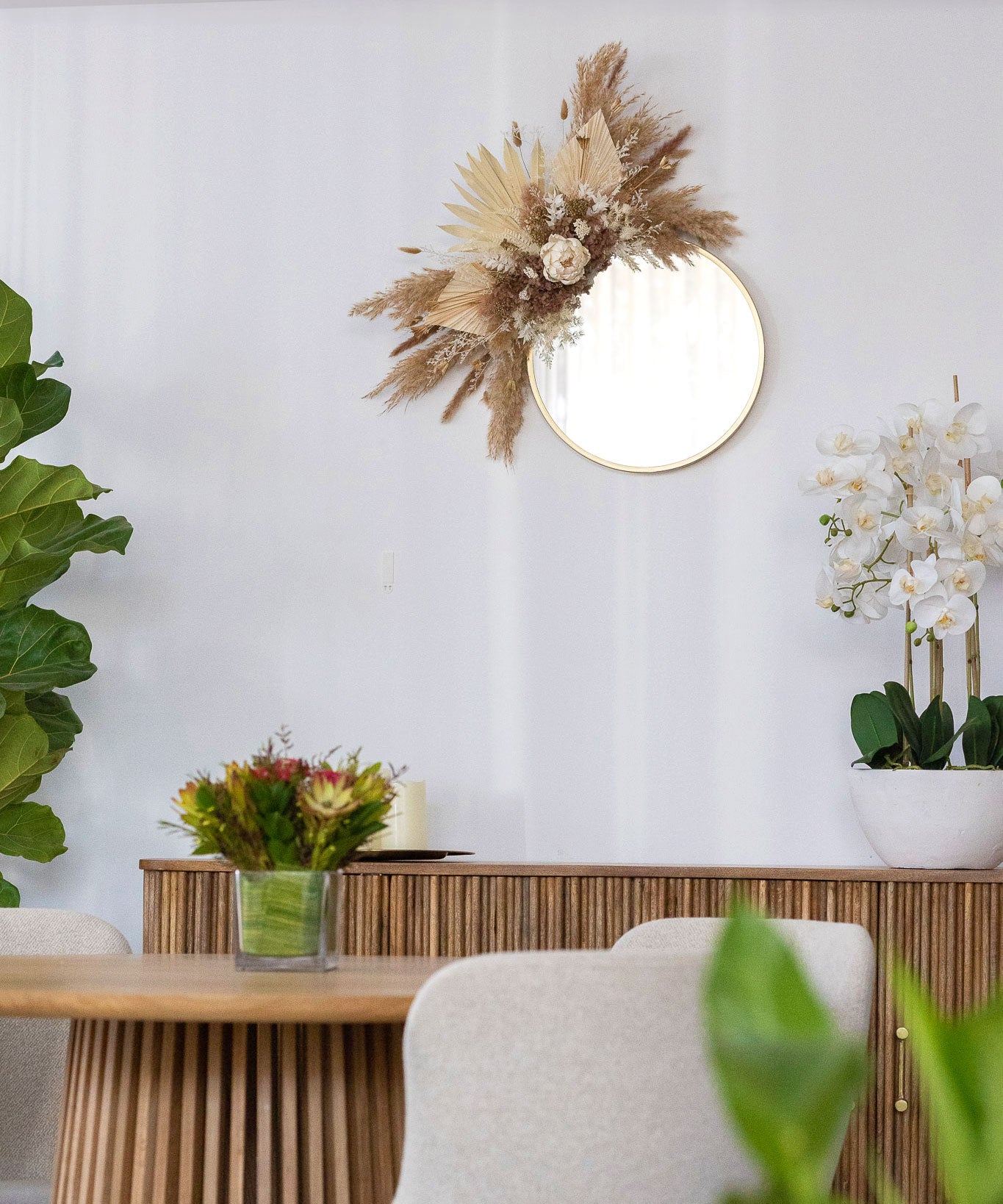 Sydney | Dried Flower Mirror - Office Flower