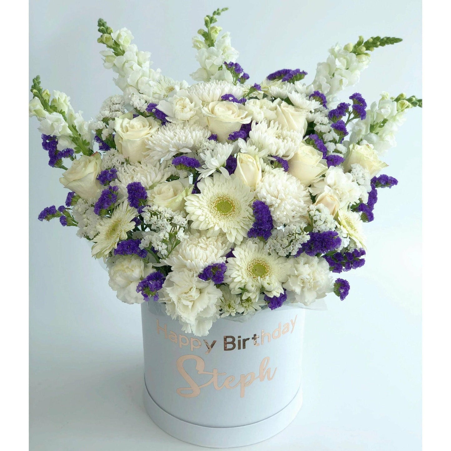 Blue and White Blooms - Office Flower