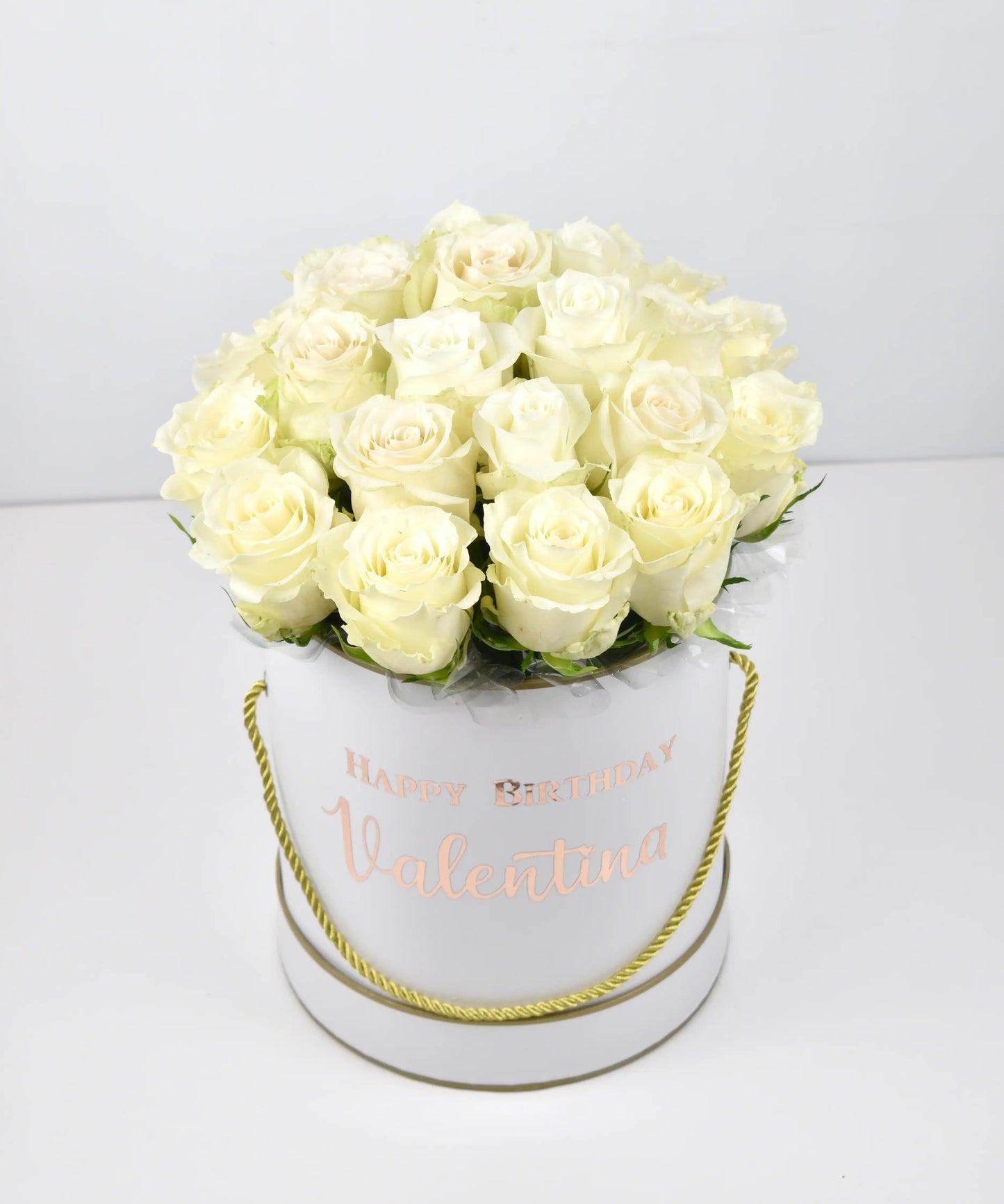 Premium White Rose Box - Rose Delivery