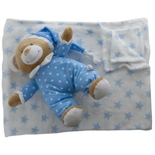 Teddy Bear Gift Pack Blue - Office Flower