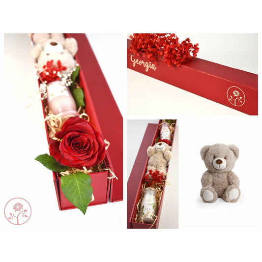 Single Rose Box - Office Flower