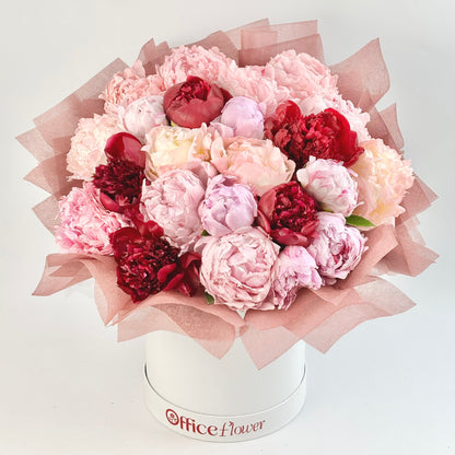 Peonies & Peony Box