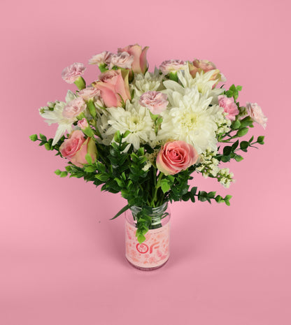 send pink flowers -- officeflower