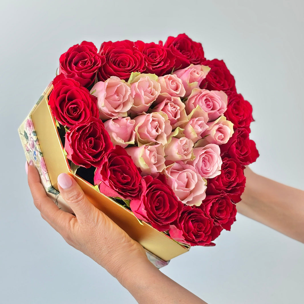 Rose Boxes | Beautiful Personalised Rose Boxes & Flowers – Office Flower