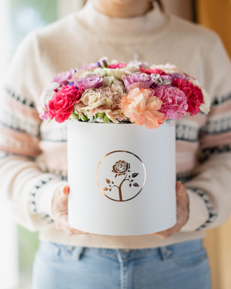 Bright Beauty | White, Purple, and Pink Blooms - Office Flower