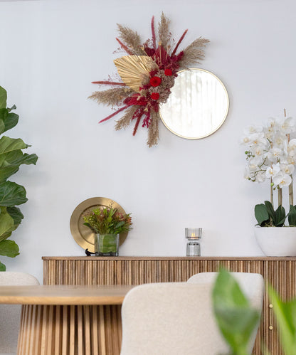 Celestial Night - Dried Flower Mirror - Office Flower