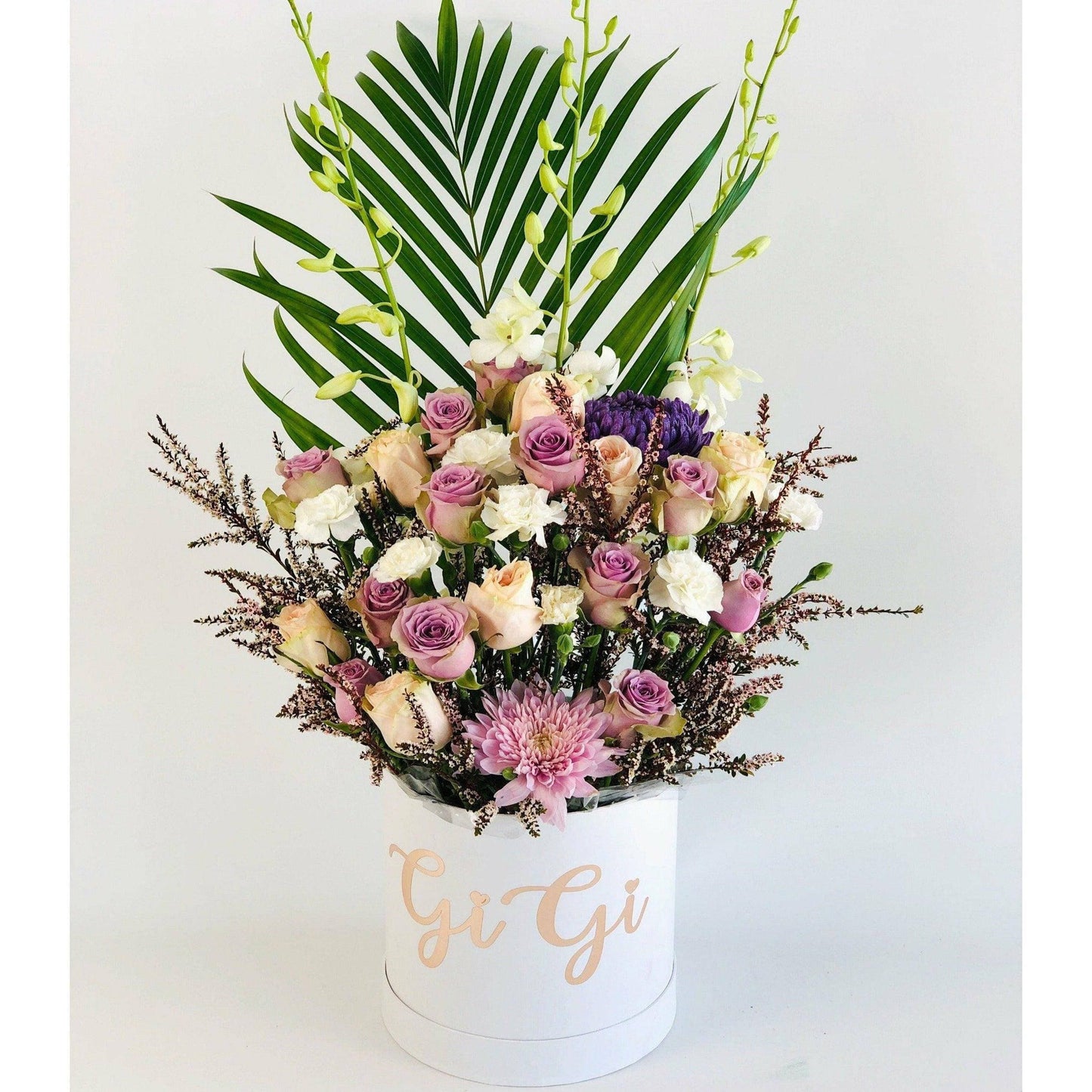 Purple and White Blooms - Officeflower