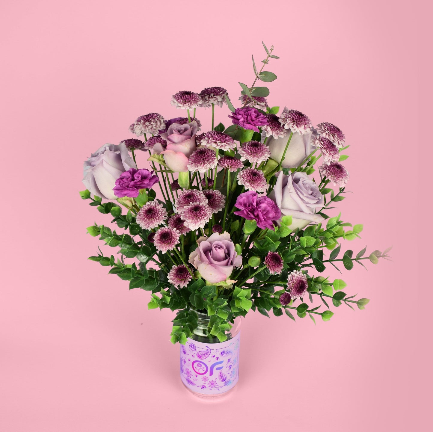 Flower Jar in purple - Officeflower