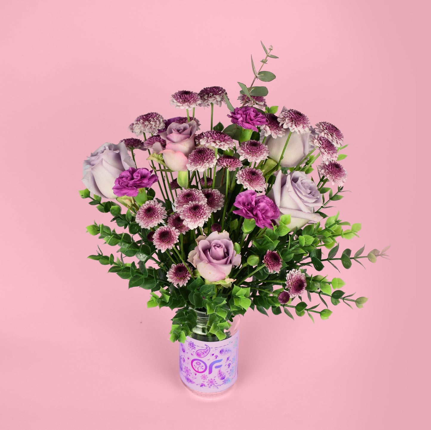 Purple Blooms - Office Flower