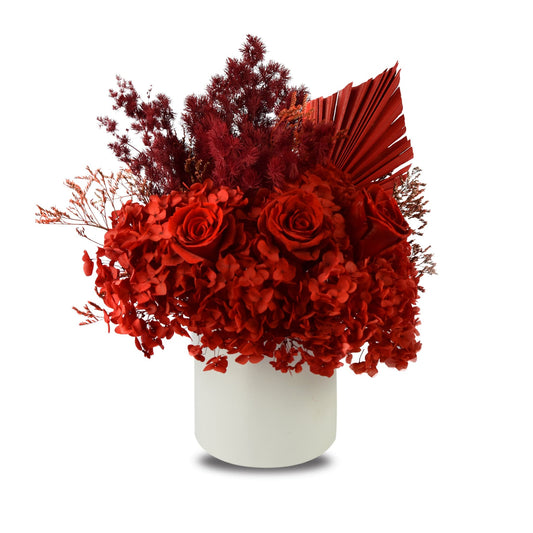 Red preserved arrangement - officeflower