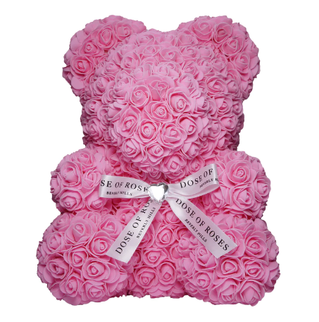 Rose Bear white and pink