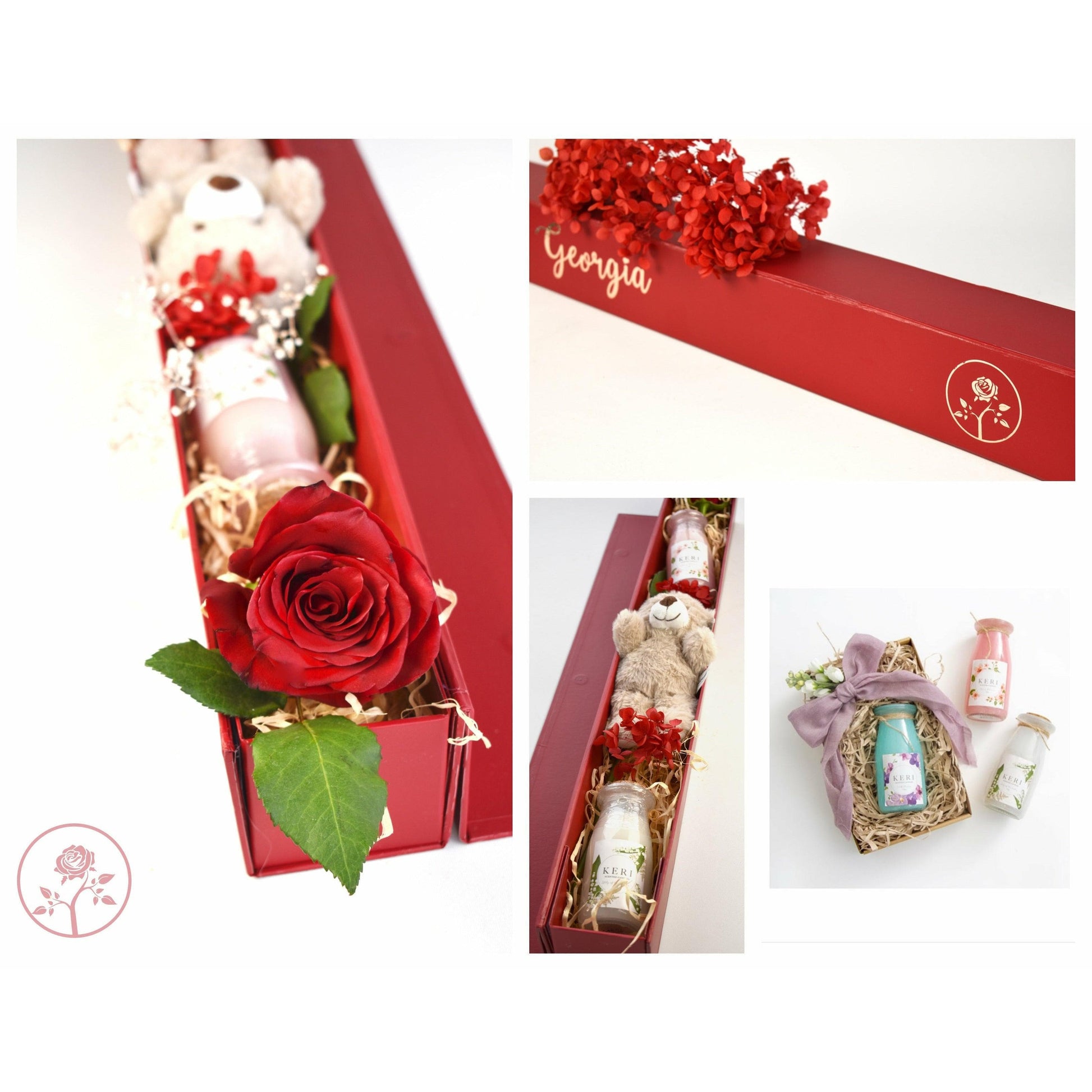 red roses gift box - Officeflower