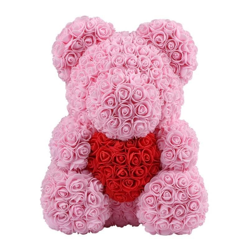 Large Rose Bear - Office Flower