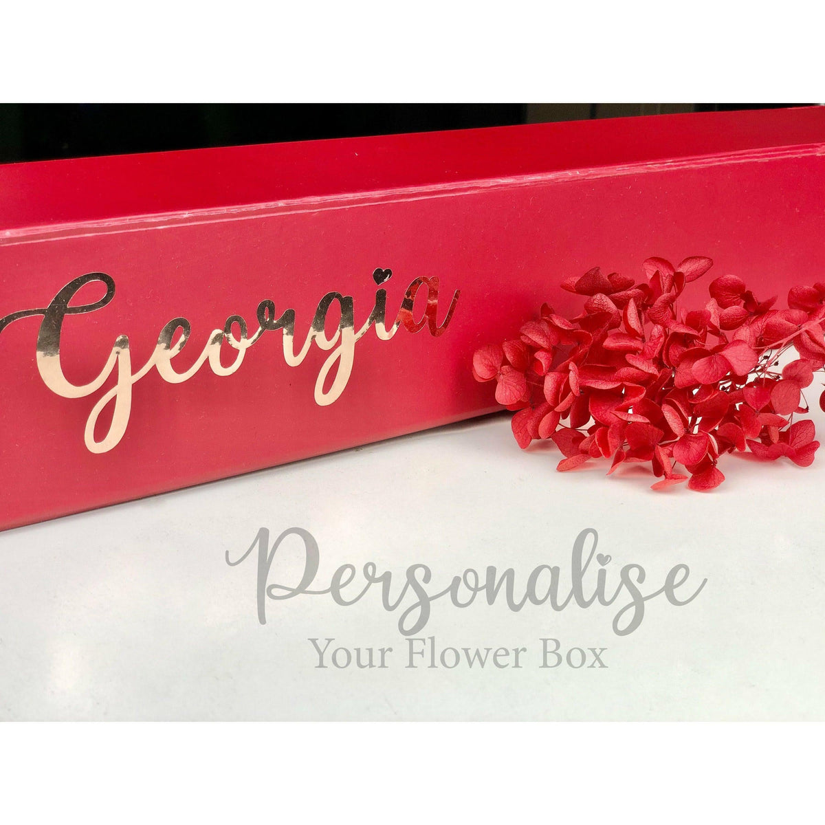 Single Red Rose Gift Box with Teddy Bear & Candle | Office Flower